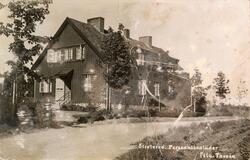 Vykort "Stretered Personalbostäder", Stretered 1920-tal. Det