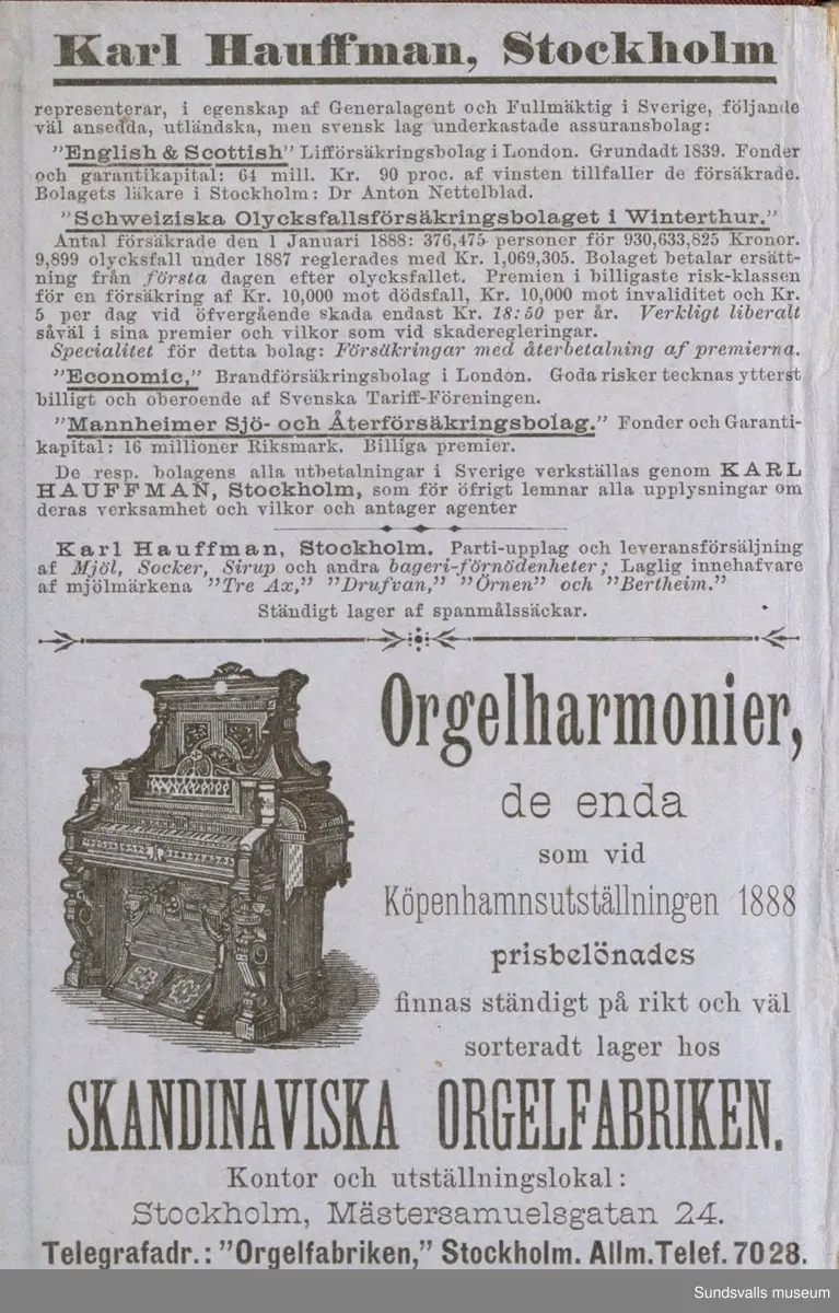 Dagbok. Erik Petter Wallmark (1870-1891) 

E.P. Wallmark föddes på ett hemman i Valla, Selånger. Han var student vid Uppsala universitet och klarade sin fil.kand. på endast två terminer.  E.P. Wallmark var sjuk i tbc och avled endast 20 år gammal. 
Anteckningarna, skrivna mellan 1888-1891, rör bland annat hans tid i Uppsala och sjukdomens förlopp. 

Se länkade filer för komplett dagbok