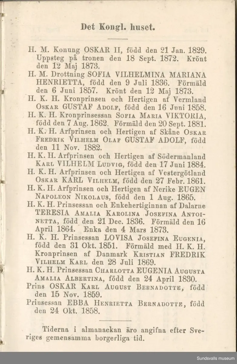 Dagbok. Erik Petter Wallmark (1870-1891) 

E.P. Wallmark föddes på ett hemman i Valla, Selånger. Han var student vid Uppsala universitet och klarade sin fil.kand. på endast två terminer.  E.P. Wallmark var sjuk i tbc och avled endast 20 år gammal. 
Anteckningarna, skrivna mellan 1888-1891, rör bland annat hans tid i Uppsala och sjukdomens förlopp. 

Se länkade filer för komplett dagbok