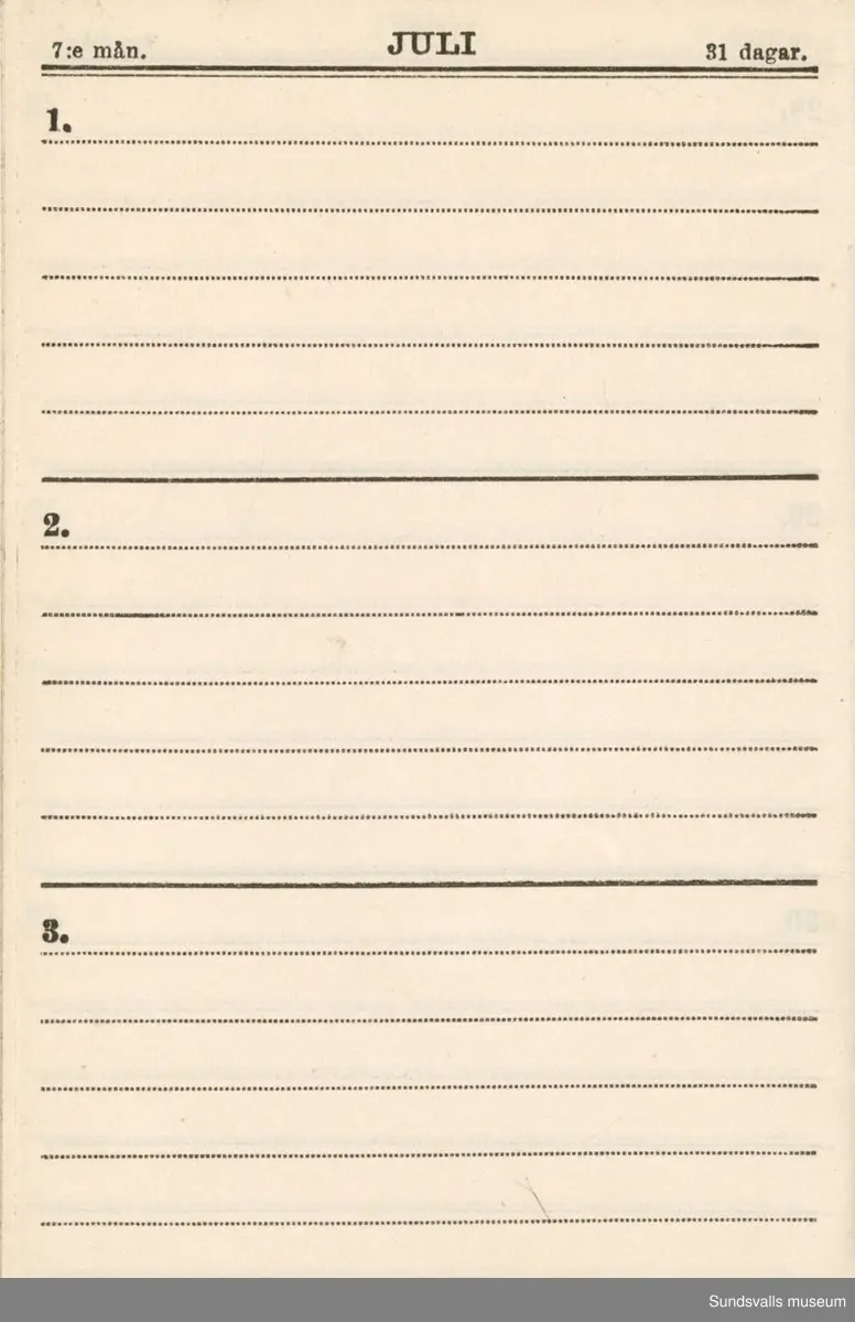 Dagbok. Erik Petter Wallmark (1870-1891) 

E.P. Wallmark föddes på ett hemman i Valla, Selånger. Han var student vid Uppsala universitet och klarade sin fil.kand. på endast två terminer.  E.P. Wallmark var sjuk i tbc och avled endast 20 år gammal. 
Anteckningarna, skrivna mellan 1888-1891, rör bland annat hans tid i Uppsala och sjukdomens förlopp. 

Se länkade filer för komplett dagbok