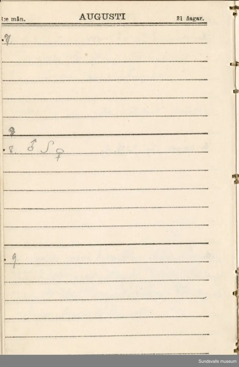 Dagbok. Erik Petter Wallmark (1870-1891) 

E.P. Wallmark föddes på ett hemman i Valla, Selånger. Han var student vid Uppsala universitet och klarade sin fil.kand. på endast två terminer.  E.P. Wallmark var sjuk i tbc och avled endast 20 år gammal. 
Anteckningarna, skrivna mellan 1888-1891, rör bland annat hans tid i Uppsala och sjukdomens förlopp. 

Se länkade filer för komplett dagbok
