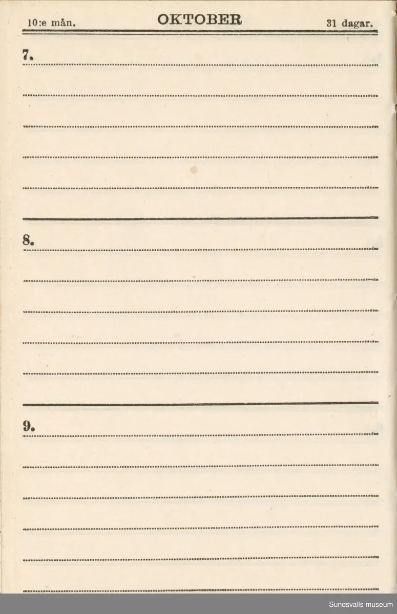 Dagbok. Erik Petter Wallmark (1870-1891) 

E.P. Wallmark föddes på ett hemman i Valla, Selånger. Han var student vid Uppsala universitet och klarade sin fil.kand. på endast två terminer.  E.P. Wallmark var sjuk i tbc och avled endast 20 år gammal. 
Anteckningarna, skrivna mellan 1888-1891, rör bland annat hans tid i Uppsala och sjukdomens förlopp. 

Se länkade filer för komplett dagbok