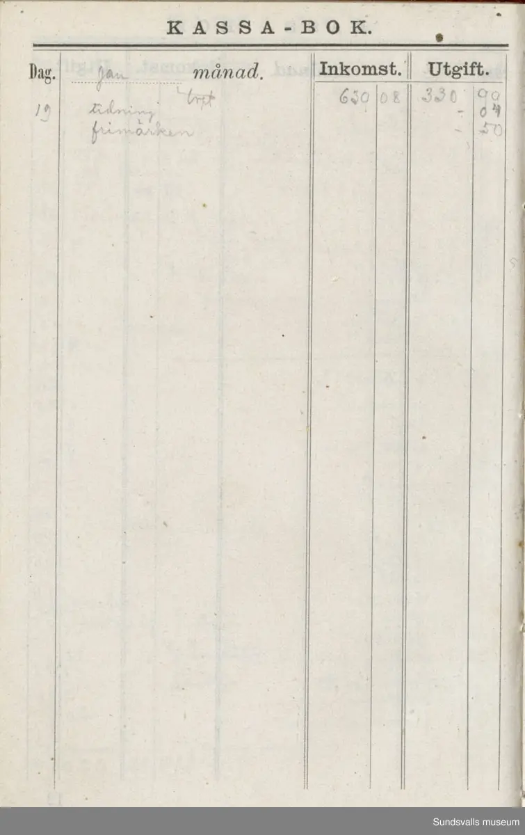 Dagbok. Erik Petter Wallmark (1870-1891) 

E.P. Wallmark föddes på ett hemman i Valla, Selånger. Han var student vid Uppsala universitet och klarade sin fil.kand. på endast två terminer.  E.P. Wallmark var sjuk i tbc och avled endast 20 år gammal. 
Anteckningarna, skrivna mellan 1888-1891, rör bland annat hans tid i Uppsala och sjukdomens förlopp. 


Se länkade filer för komplett dadbok.