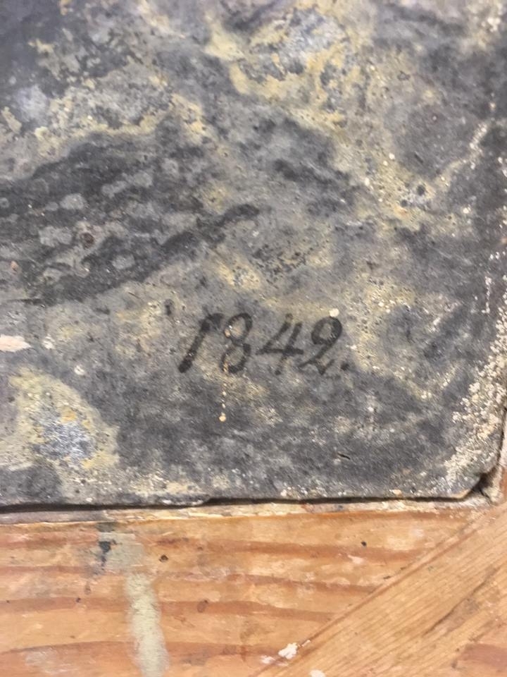 Osignerat porträtt föreställande Carin Maria Brun. Målningen beställdes inför hennes bröllop 1844 och har en förgylld ram. I museets samlingar finns flera föremål relaterade till Carin Maria Brun. Bland annat en dopklänning sydd av hennes bröllopsklänning, se AM 2017-05-a-c.