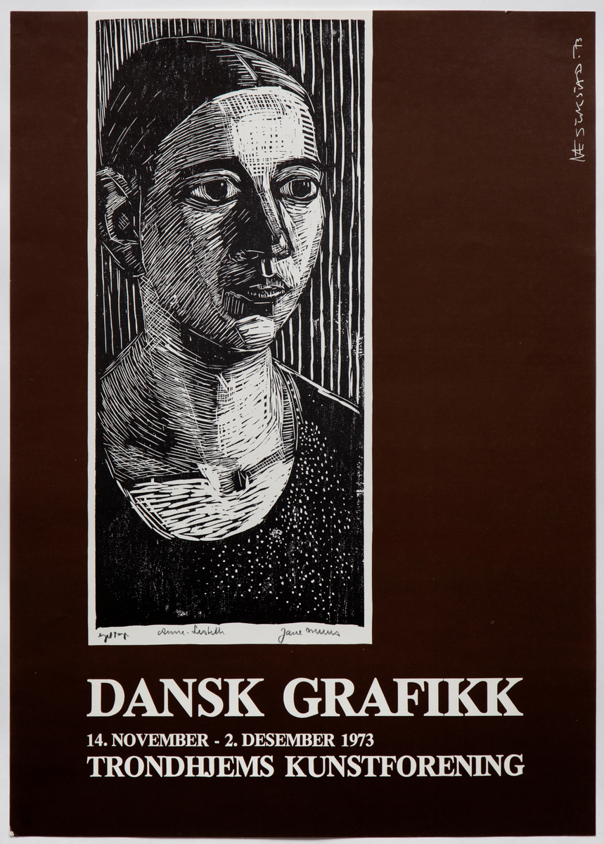 Dansk grafikk [Utstillingsplakat]