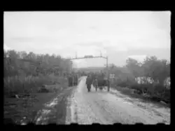 Russiske soldater på grensa i Sør-Varanger ved grensebom i S