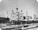 Wittenströms anteckning: Staden Lucknow. Model of the Taj? in the garden af Mosenbad? Emambara?.