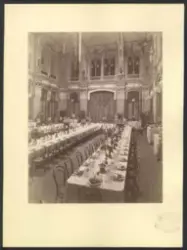 Matsal - Italiensk geografisk sällskap i Neapel