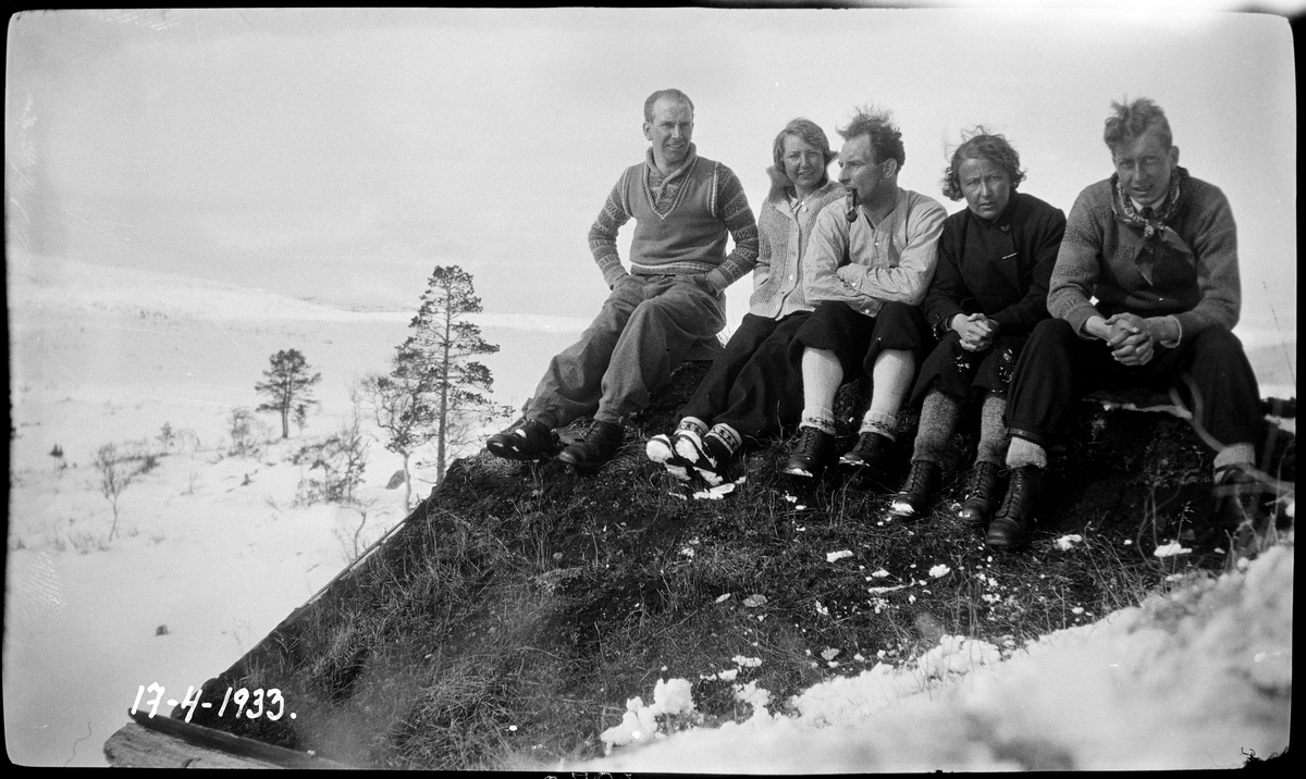 Gruppe på setertak