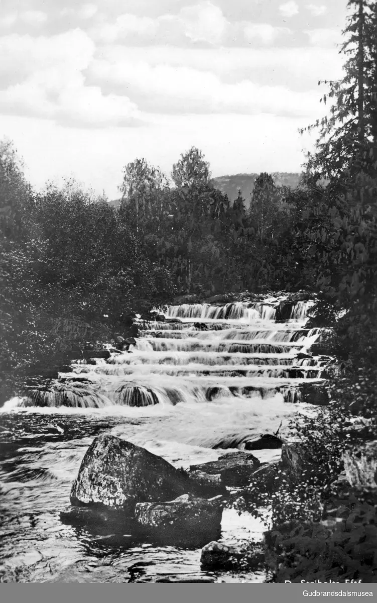 Fosser i Mesnaelva i Lillehammer.