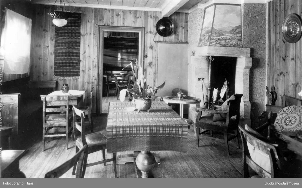 Peisestuen ved Sæterheim Hotel, Høvringen.