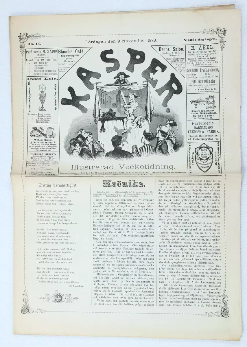 Tidsskrift frå boksamlinga til Ivar Aasen