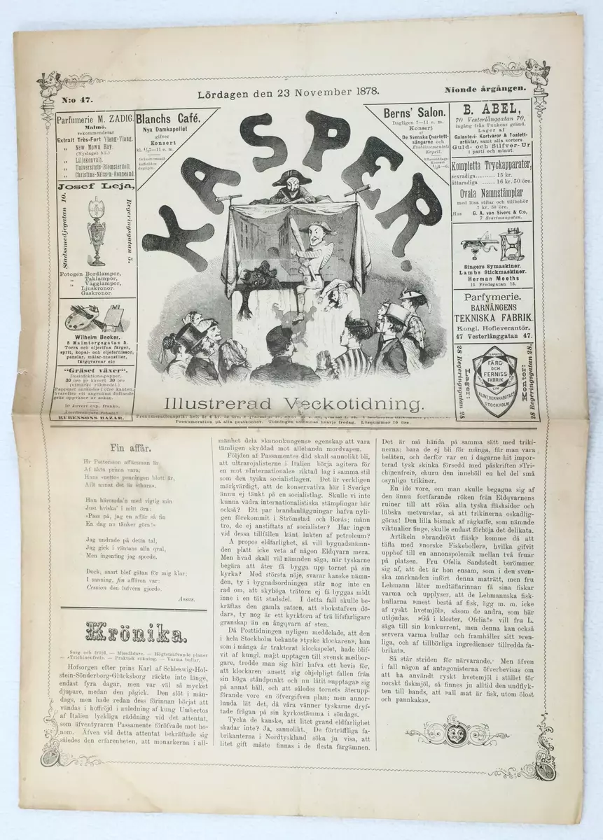 Tidsskrift frå boksamlinga til Ivar Aasen