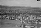 Flygfoto över Borlänge år 1933.