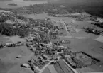 Flygfoto över Borgärdet, Svärdsjö 1956.