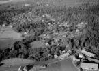 Flygfoto över Bispberg, Säter 1958.