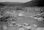 Flygfoto över Brunnsberg, Älvdalen 1962.