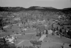 Flygfoto över Blyberg, Älvdalen 1962.