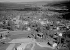 Flygfoto över Bjursås 1962.