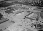 Flygfoto över Borlänge 1967.