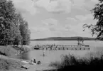 Ludvika, badplats, Sunnansjö 1963.