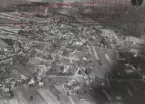 Flygfoto över Björken, år 1947-1949.