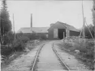 Torvfabriken, Hökön, Loshults socken, Skåne 1912.