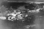 Flygfotografi över Forsså Träpappfabrik 1929.