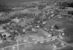 Flygfoto över Borgärdet, Svärdsjö 1956.