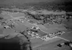Flygfoto över Övertänger, Falun 1956.