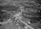 Flygfoto över Bjursås 1956.