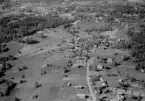 Flygfoto över Bodarna, Bjursås 1956.