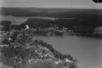 Flygfoto över Dalafinnhyttan, Garpenberg, Hedemora 1935-1937.