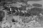 Flygfoto över Dala Finnhyttan, Garpenberg, Hedemora 1935-1937.