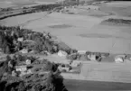 Flygfoto över Dala-Fäggeby, Säter 1958.
