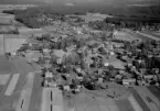 Flygfoto över Djura, Leksand 1960.