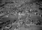 Flygfoto över Backbyn, Siljansnäs, Leksand 1960.