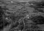 Flygfoto över Bäsna, Gagnef 1960.