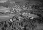 Flygfoto över Björka, Gagnef 1960.