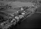 Flygfoto över Dala-Floda, Gagnef 1960.