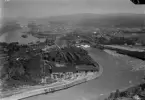 Flygfoto över Domnarvets järnverk, Borlänge 1935-1937.