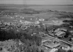 Flygfoto över Dala-Bonäs, Mora 1962.