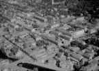 Flygfoto över Falun 1964.