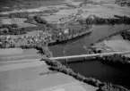 Flygfoto över Djurås 1966.