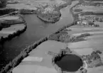 Flygfoto över Djurås 1966.