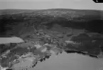 Flygfoto över Bodarne, Bjursås 1935-1937.