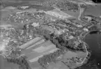 Flygfoto över Domnarvet Borlänge, år 1947-1949.