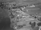 Flygfoto över Alsbäck, Borlänge 1953.