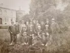 Vänersborg. Museieparken. Gruppfotografi lärare