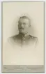 Porträtt på Major Nils Carl Fredrik Kuylenstierna. Chef för armèns intendenturförråd, fördelningsintendent. Gift år 1915 med Maria Wilhelmina Kellgren.